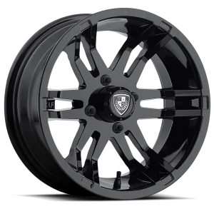 Fairway Alloys – FA140 FLEX – Black – 14″x6.5″ -20mm – All weather Wheels – FA-140-B